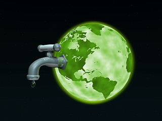 Image showing Earth Faucet