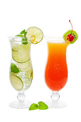 Image showing Tropical cocktails