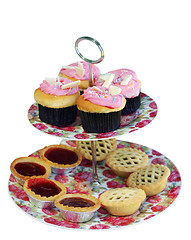 Image showing Plate of Cakes and Tarts 