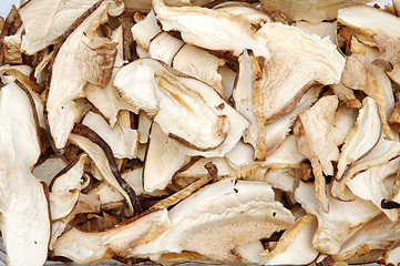 Image showing Dried shiitake mushrooms