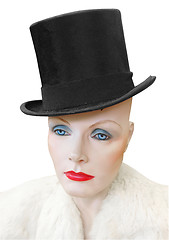 Image showing Shop Mannequin with Top Hat