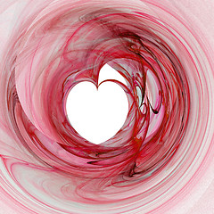 Image showing Abstract Heart Fractal 