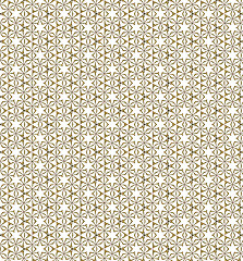 Image showing Star Shaped Seamless Pattern