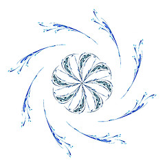 Image showing Catherine Wheel Shaped Fractal 