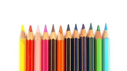 Image showing Colour pencils