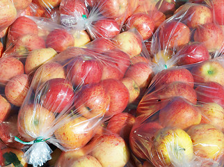 Image showing Bags of Apples 