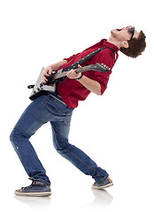 Image showing guitarist playing