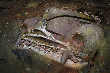 Image showing Rusty automobile decay