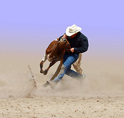 Image showing Man Versus Beast