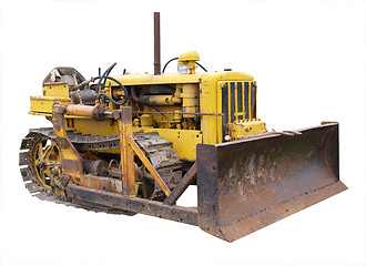 Image showing Vintage Bulldozer