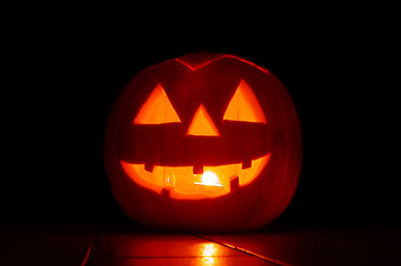 Image showing Glowing Pumpkin