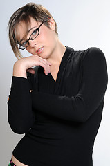 Image showing Girl with glasses