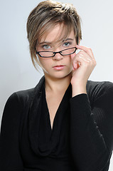 Image showing Girl with glasses