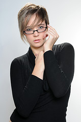 Image showing Girl with glasses