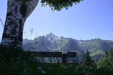 Image showing Bench with a view