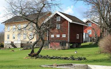 Image showing Farm houses