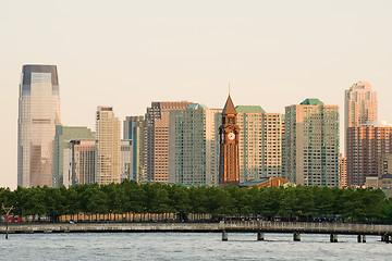 Image showing Hoboken clock tower