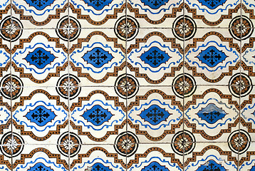 Image showing Portuguese glazed tiles 017