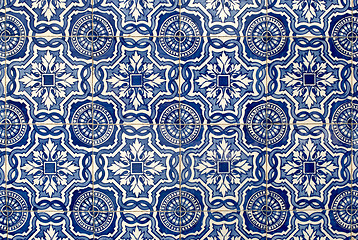 Image showing Portuguese glazed tiles 020