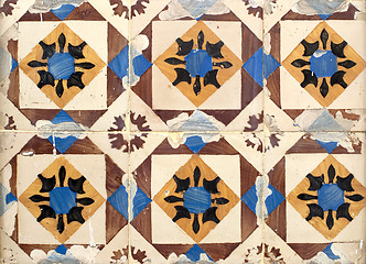 Image showing Portuguese glazed tiles 024