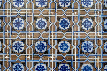 Image showing Portuguese glazed tiles 029