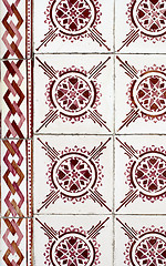 Image showing Portuguese glazed tiles 002