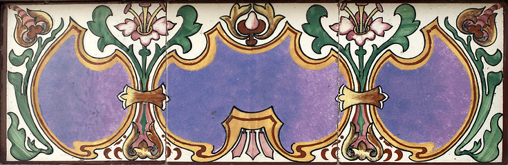 Image showing Portuguese glazed tiles 023