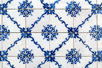 Image showing Portuguese glazed tiles 037