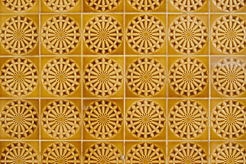 Image showing Portuguese glazed tiles 058