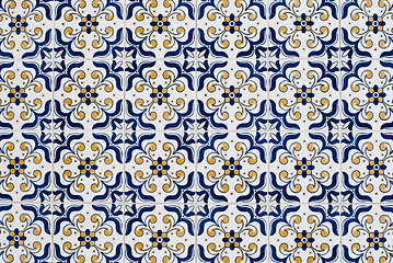 Image showing Portuguese glazed tiles 059