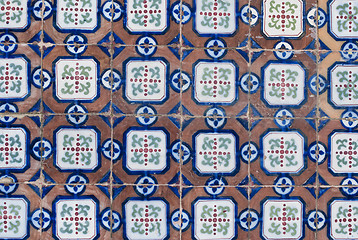 Image showing Portuguese glazed tiles 061