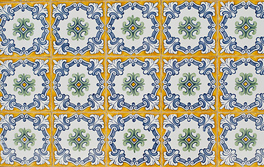 Image showing Portuguese glazed tiles 063