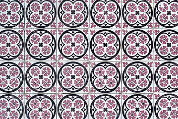 Image showing Portuguese glazed tiles 053