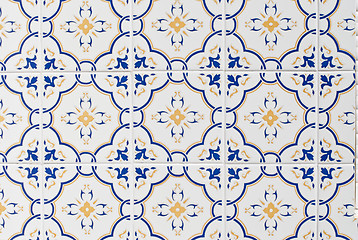 Image showing Portuguese glazed tiles 070