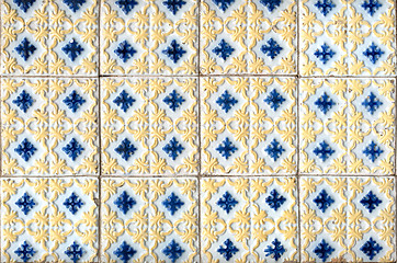Image showing Portuguese glazed tiles 049