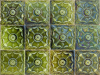 Image showing Portuguese glazed tiles 071