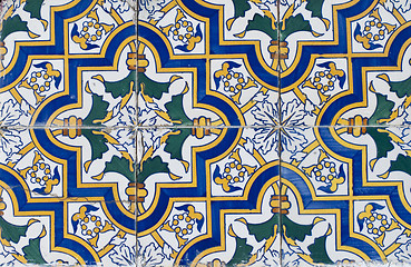 Image showing Portuguese glazed tiles 077