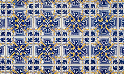 Image showing Portuguese glazed tiles 078
