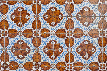 Image showing Portuguese glazed tiles 080