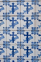 Image showing Portuguese glazed tiles 082