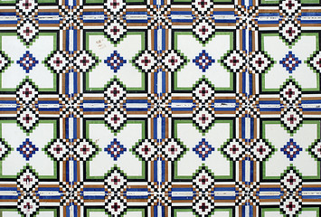 Image showing Portuguese glazed tiles 007