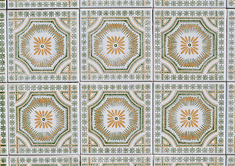 Image showing Portuguese glazed tiles 084