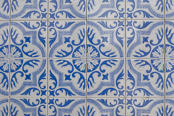 Image showing Portuguese glazed tiles 085