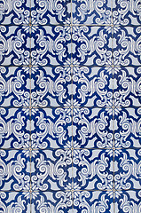 Image showing Portuguese glazed tiles 091