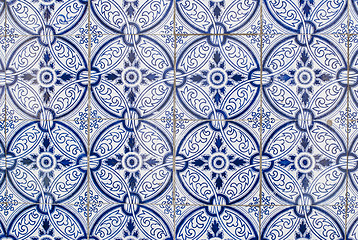 Image showing Portuguese glazed tiles 094