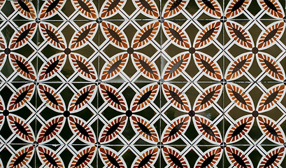 Image showing Portuguese glazed tiles 098