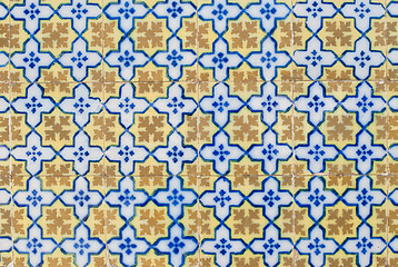 Image showing Portuguese glazed tiles 107