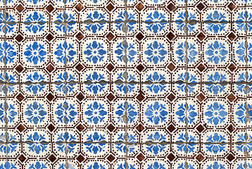 Image showing Portuguese glazed tiles 034