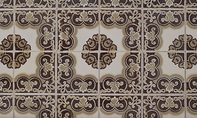 Image showing Portuguese glazed tiles 113