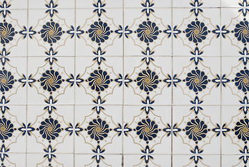 Image showing Portuguese glazed tiles 115